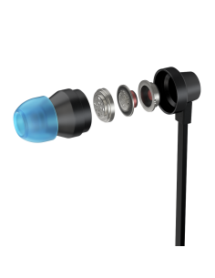 Геймърски слушалки с микрофон Logitech G333 In-ear 3.5 mm + USB-C adapter, тапи жични, черни 2