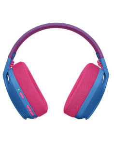Геймърски безжични слушалки Logitech G435 Lightspeed Wireless, Микрофон, Син/Розов 2