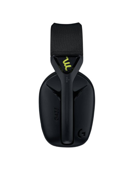 Геймърски безжични слушалки Logitech G435 Lightspeed Wireless, Микрофон, Черни