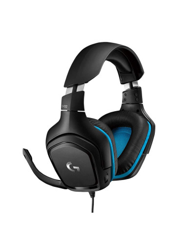 Геймърски слушалки Logitech G432, Микрофон, Черни