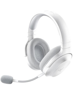 Razer Barracuda X Mercury White Wireless Multi-platform Gaming and Mobile Headset, Razer TriForce 40mm Drivers, Detachable Hy