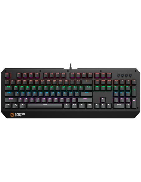CANYON keyboard Hazard GK-6 RGB US Wired Black