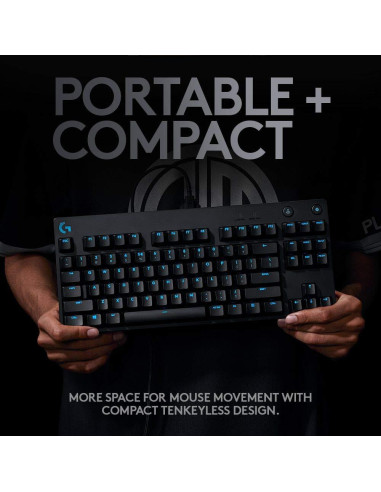 Геймърска механична клавиатура Logitech G Pro Clicky RGB