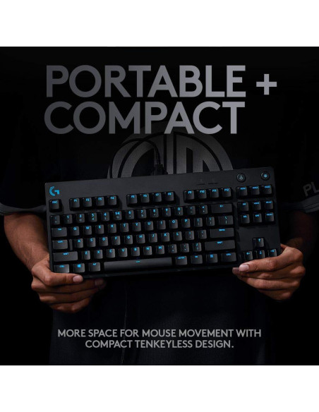 Геймърска механична клавиатура Logitech G Pro Clicky RGB