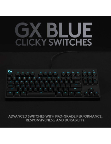 Геймърска механична клавиатура Logitech G Pro Clicky RGB