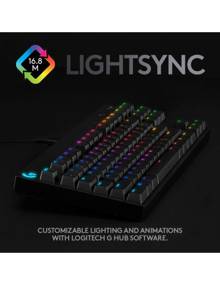 Геймърска механична клавиатура Logitech G Pro Clicky RGB