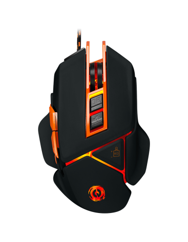 CANYON Optical gaming mouse, adjustable DPI setting 800/1000/1200/1600/2400/3200/4800/6400, LED backlight, moveable weight sl