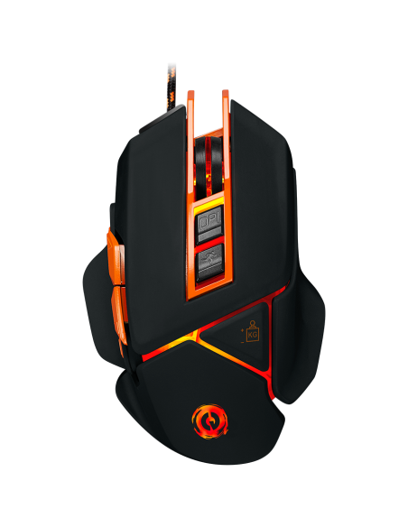 CANYON Optical gaming mouse, adjustable DPI setting 800/1000/1200/1600/2400/3200/4800/6400, LED backlight, moveable weight sl