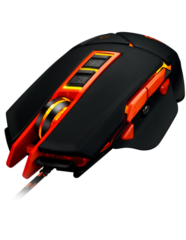 CANYON Optical gaming mouse, adjustable DPI setting 800/1000/1200/1600/2400/3200/4800/6400, LED backlight, moveable weight sl