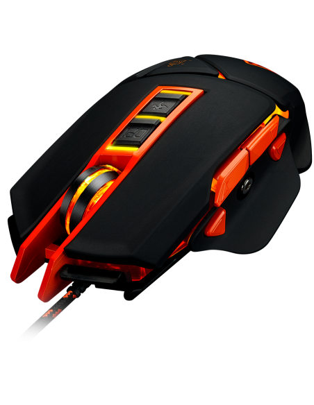 CANYON Optical gaming mouse, adjustable DPI setting 800/1000/1200/1600/2400/3200/4800/6400, LED backlight, moveable weight sl