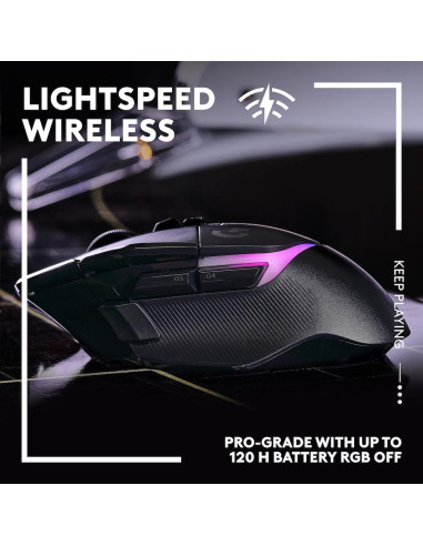 Геймърска мишка Logitech G502 X Plus Black Lightsync RGB