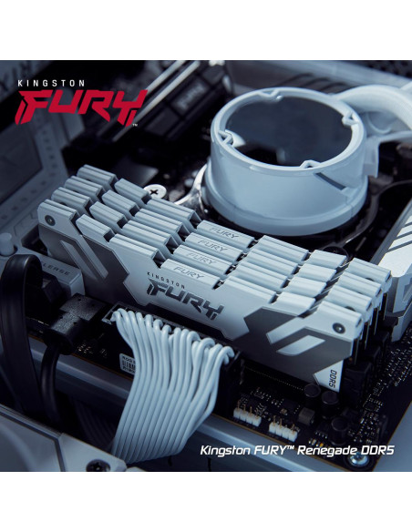 Памет Kingston Fury Renegade White 32GB(2x16GB) DDR5
