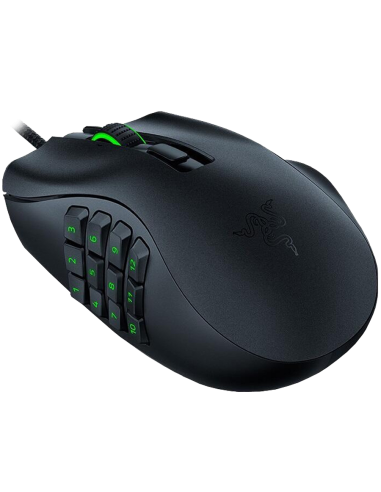 Razer Naga X, Gaming Mouse, True 18,000 dpi Razer 5G optical sensor with 99.4- resolution accuracy, 2nd-gen Razer Optical Mou