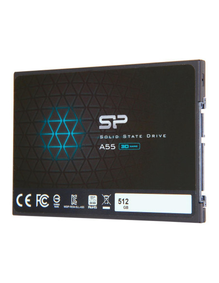 SSD SILICON POWER A55, 2.5-quot,, 512 GB, SATA3 3D NAND flash