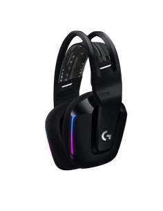 Геймърски слушалки Logitech G733 Lightspeed Wireless RGB, Микрофон, Черни 2