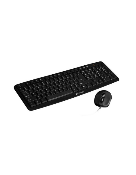CANYON USB standard KB, water resistant BG layout bundle with optical 3D wired mice 1000DPI black