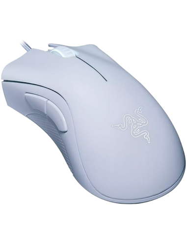 Razer DeathAdder Essential White Edition, Gaming Mouse, True 6 400 DPI optical sensor, Ergonomic Form Factor, Mechanical Mous