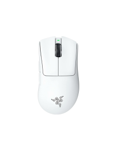 Razer DeathAdder V3 Pro - White Edition, Ergonomic Wireless Gaming Mouse, Speedflex Charging Cable USB Type C, 30000DPI, Opti