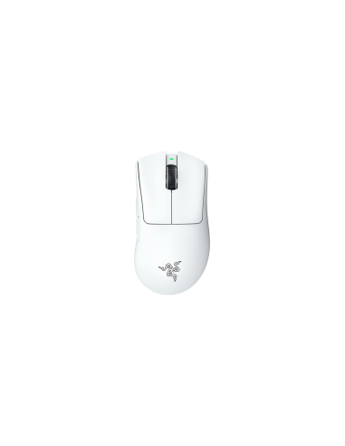 Razer DeathAdder V3 Pro - White Edition, Ergonomic Wireless Gaming Mouse, Speedflex Charging Cable USB Type C, 30000DPI, Opti