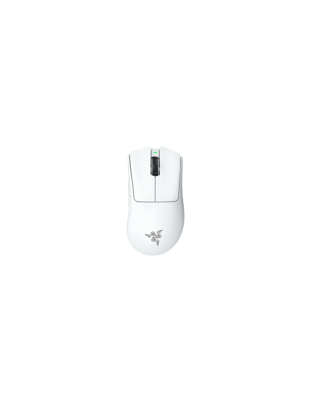 Razer DeathAdder V3 Pro - White Edition, Ergonomic Wireless Gaming Mouse, Speedflex Charging Cable USB Type C, 30000DPI, Opti