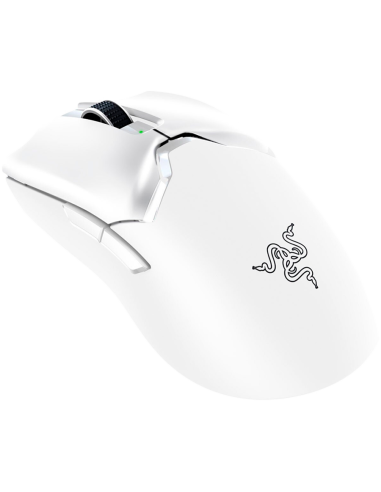 Razer DeathAdder V3 Pro - White Edition, Ergonomic Wireless Gaming Mouse, Speedflex Charging Cable USB Type C, 30000DPI, Opti