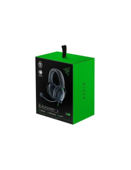 Razer BlackShark V2 X, 12 Hz – 28 KHz Frequency Response, 32 Ω (1 kHz) Impedance, Razer TriForce Driver, Breathable memory fo
