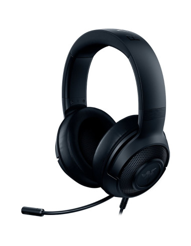 Razer Kraken X Lite, Multi-Platform Wired Gaming Headset, 40mm drivers, Oval Ear Cushions, 3.5" connection, virtual 7.1 surro