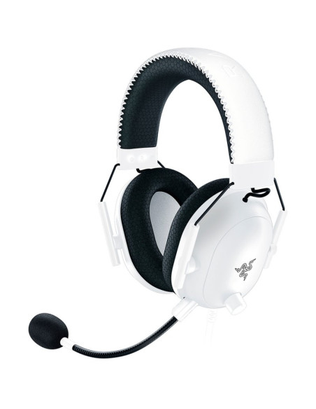 Razer BlackShark V2 X - White, 12 Hz – 28 KHz Frequency Response, 32 Ω (1 kHz) Impedance, Razer TriForce Driver, Breathable m