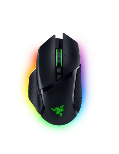 Razer Basilisk V3 Pro - Ergonomic Wireless Gaming Mouse, Razer HyperSpeed Wireless, Bluetooth, Speedflex Cable USB Type C, Ra