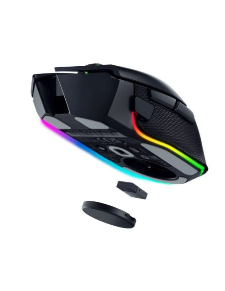 Razer Basilisk V3 Pro - Ergonomic Wireless Gaming Mouse, Razer HyperSpeed Wireless, Bluetooth, Speedflex Cable USB Type C, Ra