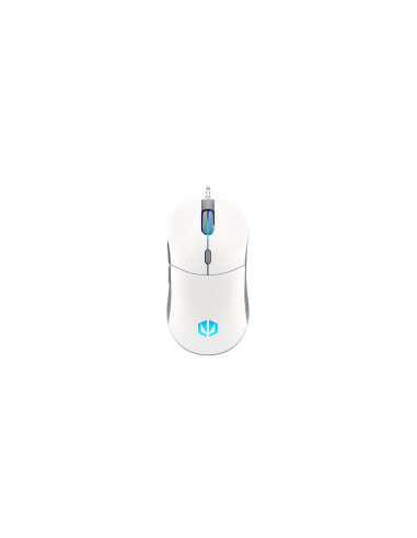 Endorfy GEM Plus Onyx White Gaming Mouse, PIXART PAW3370 Optical Gaming Sensor, 19000DPI, 67G Lightweight design, KAILH GM 8.