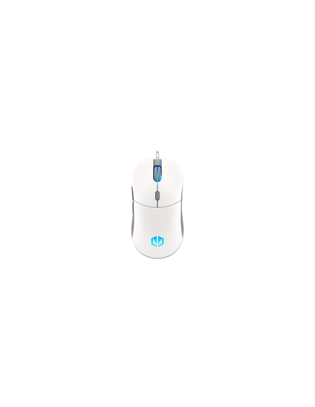 Endorfy GEM Plus Onyx White Gaming Mouse, PIXART PAW3370 Optical Gaming Sensor, 19000DPI, 67G Lightweight design, KAILH GM 8.