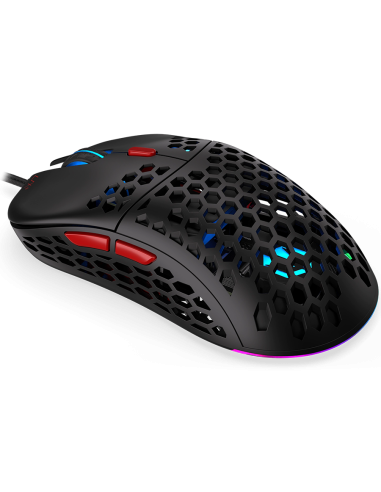 Endorfy LIX Plus Gaming Mouse, PIXART PAW3370 Optical Gaming Sensor, 19000DPI, 59G Lightweight design, KAILH GM 8.0 Switches,