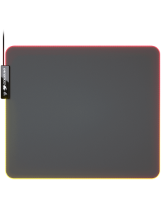 COUGAR Neon, RGB Gaming Mouse Pad, HD Texture Design, Stitched Lighting Border + 4mm Thickness, Wave-Shaped Anti-Slip Rubber 