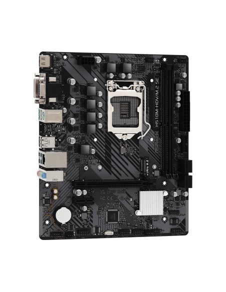 Дънна платка ASRock H510M-HDV/M.2 SE, LGA1200, DDR4, mATX