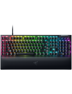 Razer BlackWidow V4 Mechanical Gaming Keyboard, US Layout, Green Switch, Razer Chroma RGB, 6 Macro Keys, Lubricated Stabilize