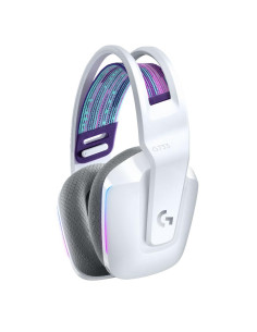 Геймърски слушалки Logitech G733 Lightspeed Wireless RGB, Микрофон, Бели 2