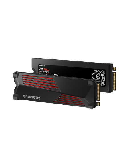 SSD SAMSUNG 990 PRO с Heatsink, 1TB, M.2 Type 2280, MZ-V9P1T0CW