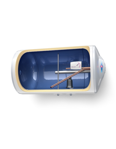 Електрически бойлер TESY BiLight 80л. 3000W, хоризонтален, дясна ел.част