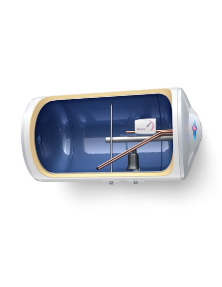 Електрически бойлер TESY BiLight 80л. 3000W, хоризонтален, лява ел.част