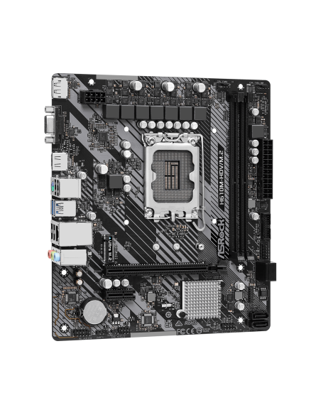 Дънна платка ASRock H610M-HDV/M.2 R 2.0, LGA1700, DDR4, mATX