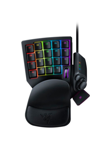 Razer Tartarus V2, Mecha-Membrane Technology, 32 fully programmable keys, Unlimited macro lengths, 1000Hz Ultrapolling, Ergon