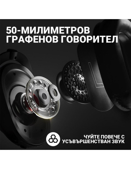 Безжични Геймърски слушалки Logitech PRO X 2 LIGHTSPEED