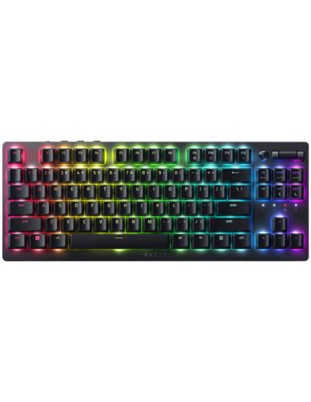 Razer DeathStalker V2 Gaming Keyboard, Red Switch, US Layout, Low-Profile Optical Switches (Linear), Ultra-Slim Casing with D