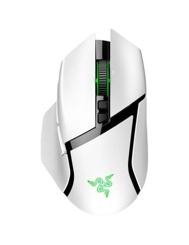 Razer Basilisk V3 Pro White, Wireless Gaming Mouse, True 30000 dpi, Focus Pro 30K Optical Sensor, Gen-3 Optical Mouse Switche