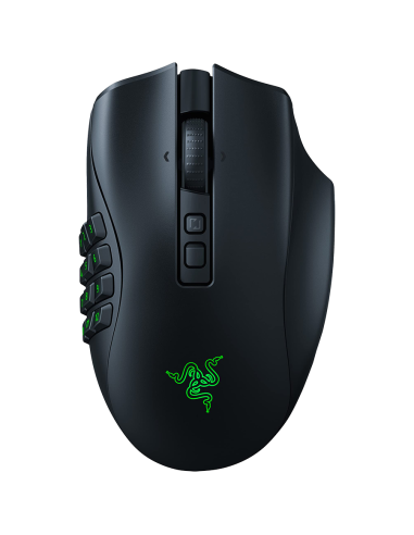 Razer Naga V2 Pro, Wireless Gaming Mouse, True 30000 dpi, Focus Pro 30K Optical Sensor, Gen-3 Optical Mouse Switches, 10/14/2