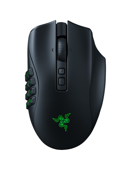 Razer Naga V2 Pro, Wireless Gaming Mouse, True 30000 dpi, Focus Pro 30K Optical Sensor, Gen-3 Optical Mouse Switches, 10/14/2