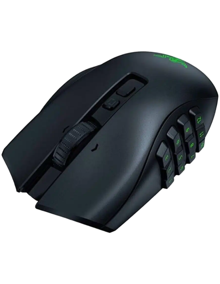 Razer Naga V2 Pro, Wireless Gaming Mouse, True 30000 dpi, Focus Pro 30K Optical Sensor, Gen-3 Optical Mouse Switches, 10/14/2