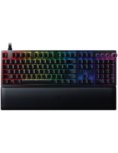 Razer Huntsman V2 Analog (Analog Switch), Optical Gaming Keyboard, US Layout, Doubleshot PBT Keycaps, Sound Dampening Foam, R