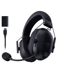 Razer BlackShark V2 HyperSpeed, Gaming Headset, Customized Dynamic 50 mm Driver, Oval Ear Cushions, 2.4 GHz wireless or Bluet